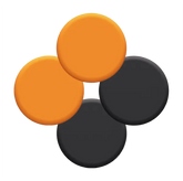 Freestyle Ear Pads in Orange & Black